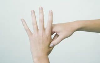 Adding pressure to the LI-4, located at the base of your thumb and forefinger, will help to relieve headaches